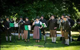 Jubiläumsfeier der Freisinger Jagdhornbläsergruppe