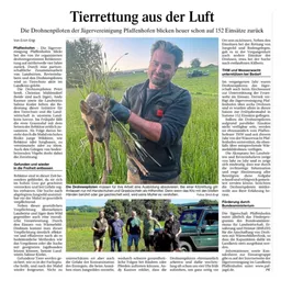 Tierrettung aus der Luft